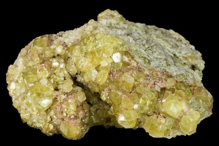 Yellow Topazolite Garnet Cluster - Mexico #169363